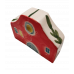 Căsuță ceramică pictată manual roșie